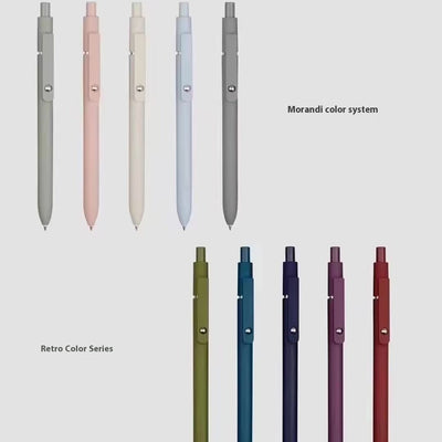 Pluma Retro de Colores Neutrales para Estudiantes y Oficina - Image 3