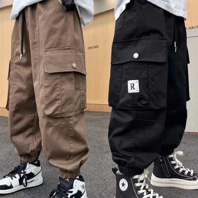 Pantalones Hombre Corte Recto Cintura Elástica