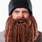 Gorro Tejido a Mano para Hombre con Diseño de Barba Divertida - Invierno