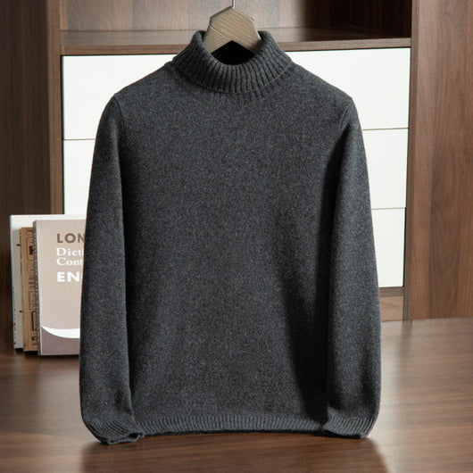 Suéter Básico Holgado con Cuello Alto - Image 3