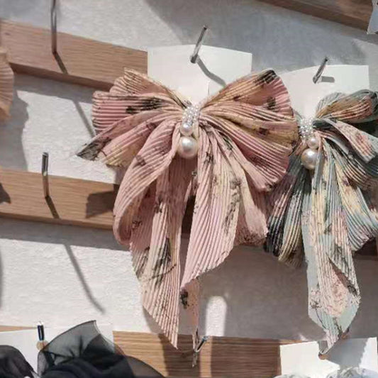 Pasador Floral con Moño Grande