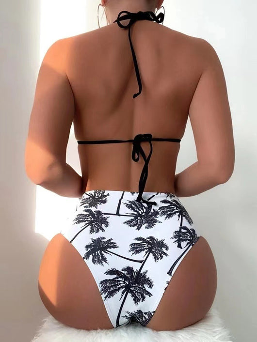 Bikini Deportivo con Diseño Tropical Estampado - Image 8