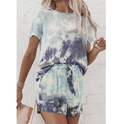 Pijama Tie-Dye de Dos Piezas para Mujer - Cómodo y Fresco - Image 5