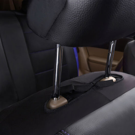 Funda de Asiento de Auto con Costura Sándwich en Cuero PU Premium - Image 18