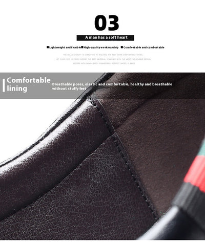 Zapatos Casuales de Cuero Suave con Punta Redonda - Image 13