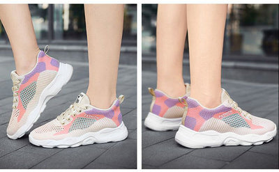 Tenis Deportivos Colorblock para Mujer - Ligeros, Transpirables y Versátiles - Image 10
