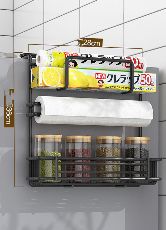 Organizador Lateral para Refrigerador - Almacenamiento Inteligente de Cocina - Image 9