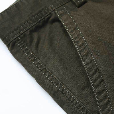 Pantalones Cargo Gruesos Casuales para Hombre - Corte Recto Algodón Puro - Image 2