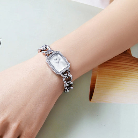 Reloj Cuadrado Mujer Lujo Minimalista - Diseño Elegante y Sencillo - Image 2