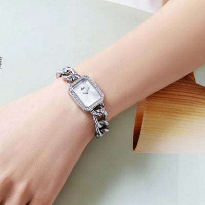 Reloj Cuadrado Mujer Lujo Minimalista - Diseño Elegante y Sencillo - Image 2