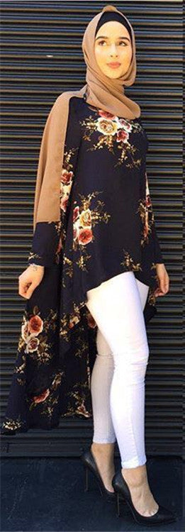 Blusa Asimétrica con Detalle Dovetail