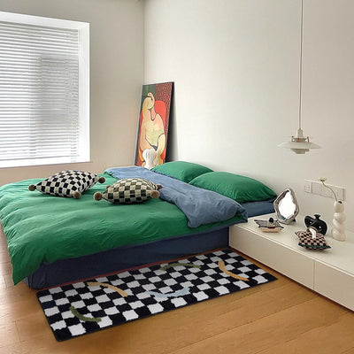 Tapete Decorativo Ajedrez para Dormitorio y Entrada - Image 10