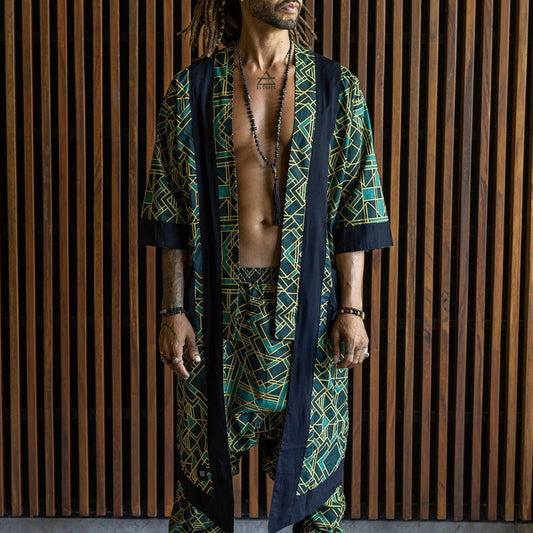 Cardigan Corto con Pantalón Tobillero a Juego - Image 2