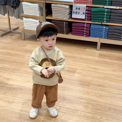 Suéter Pullover Coreano para Niños - Estilo Occidental - Image 3