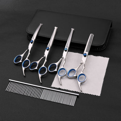 Tijeras Profesionales para Aseo de Mascotas 6 Pulgadas - Set Completo de Peluquería Canina - Image 2