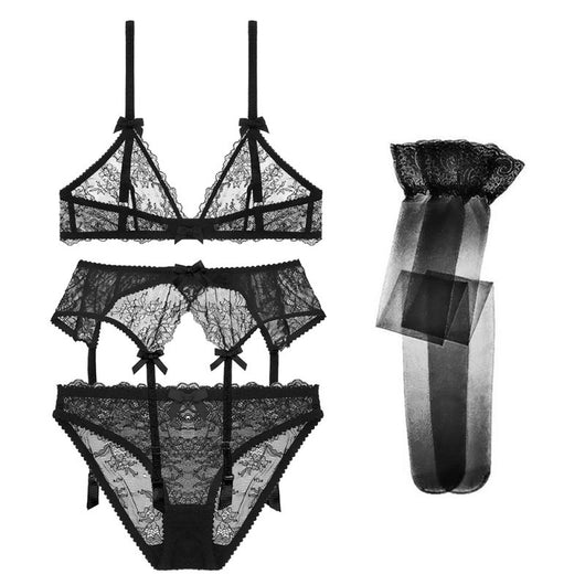 Conjunto de Lencería Triangular Francés para Dama - Image 11