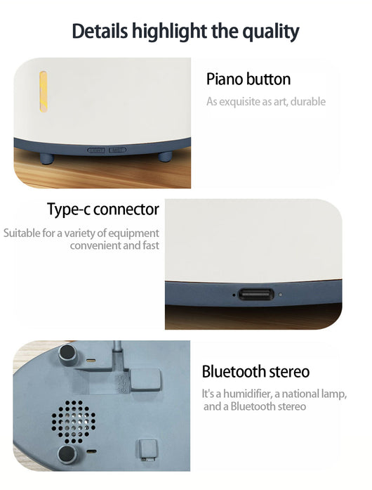 Humidificador Aromático con Llama LED, Control Bluetooth y Difusor 150ml - Image 17