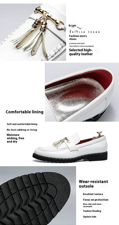 Zapatos de Cuero Casual con Punta Afilada - Diseño Moderno Liso - Image 8