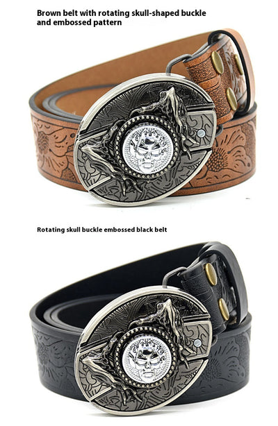 Cinturón de Cuero con Grabado Personalizado y Hebilla Suave - Image 43