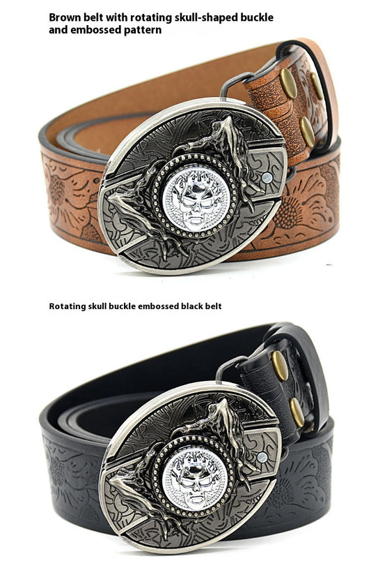 Cinturón de Cuero con Grabado Personalizado y Hebilla Suave - Image 43