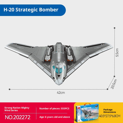 Modelo de Ensamblaje Bombardero Estratégico Serie Militar 202272 - Image 5