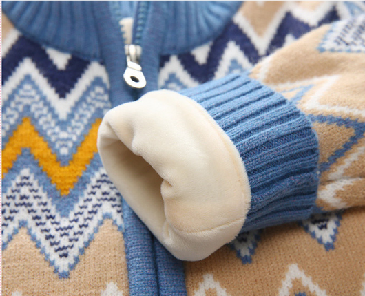 Chaqueta Acolchada con Cierre para Niños - Suéter Térmico Plus Velvet - Image 14