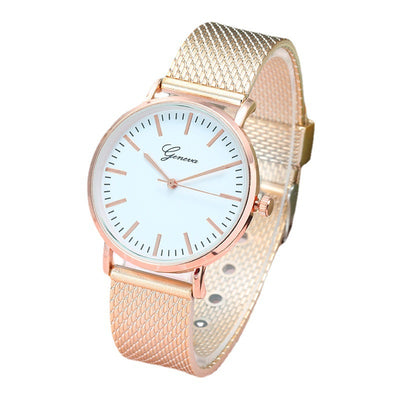 Reloj Geneva Minimalista con Malla Metálica - Diseño Elegante para Mujer - Image 5