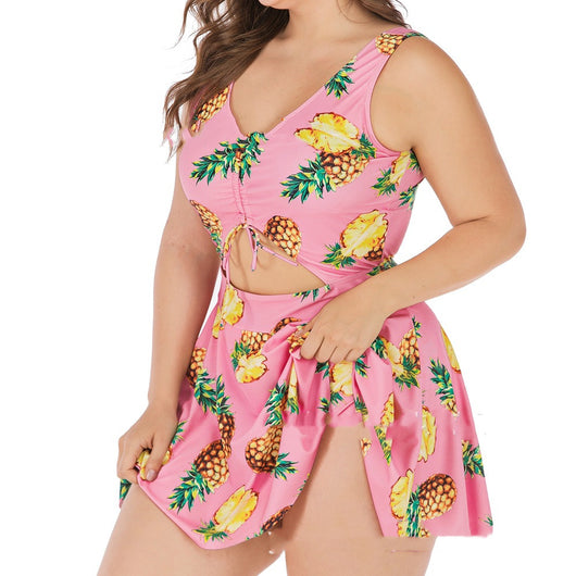 Traje de Baño Enterizo Talla Grande para Mujer - Image 8