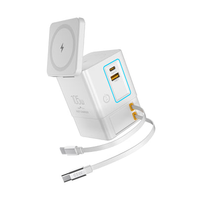 Cargador Inalámbrico Magnético 105W Multifuncional de Nitruro de Galio - Image 4