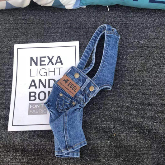 Ropa para Perros - Jeans con Tirantes Estilo Clásico - Image 11