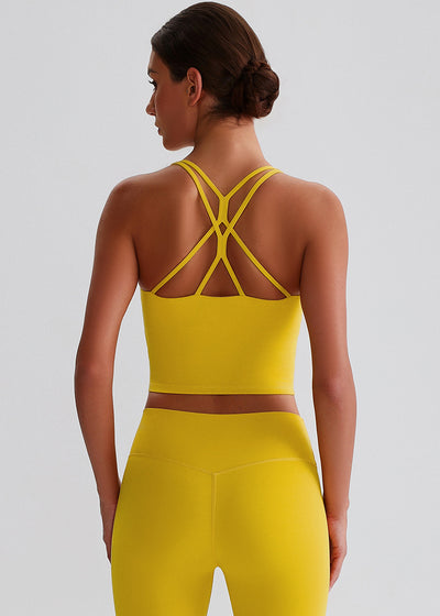 Sujetador Deportivo Cross Back para Yoga y Running - Image 35