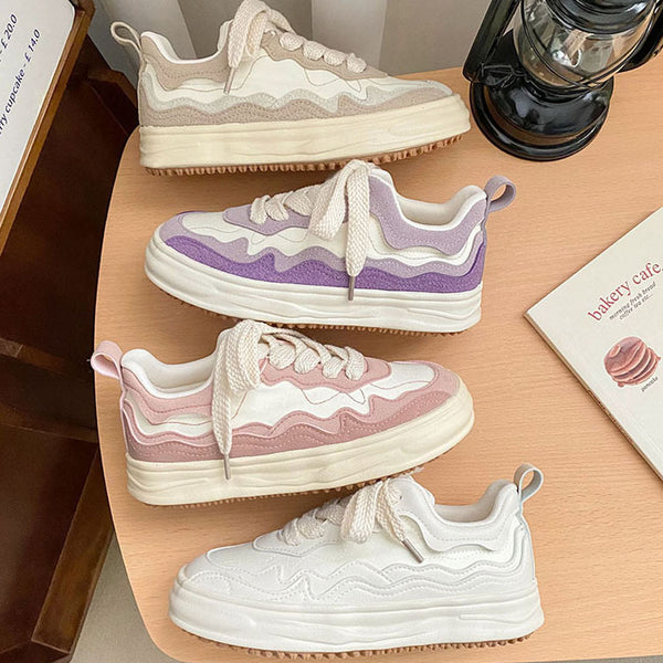 Zapatillas Deportivas Plataforma para Niña - Diseño Versátil All-Matching