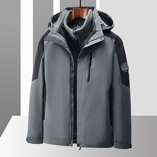 Chaqueta 3 en 1 Impermeable y Cortavientos con Forro Desmontable - Image 3