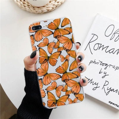 Funda Transparente Mariposa de Silicona Suave para Teléfono - Image 6