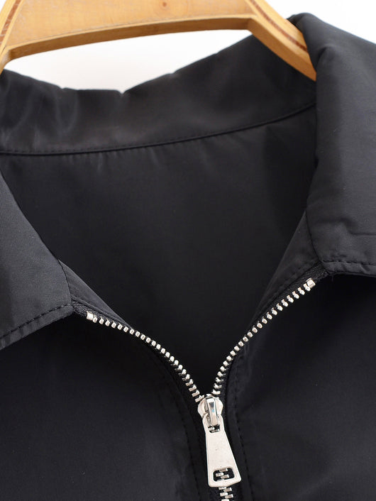 Chaqueta Minimalista Otoñal con Cuello Solapa y Falda Integrada - Image 13