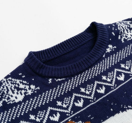 Suéter de Cachemira para Hombre con Cuello Redondo y Estampado - Image 14