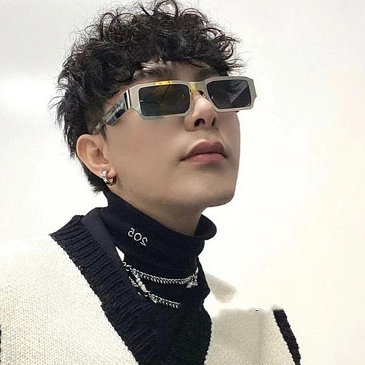 Gafas de Sol Retro Punk Rectangulares Unisex - Image 9