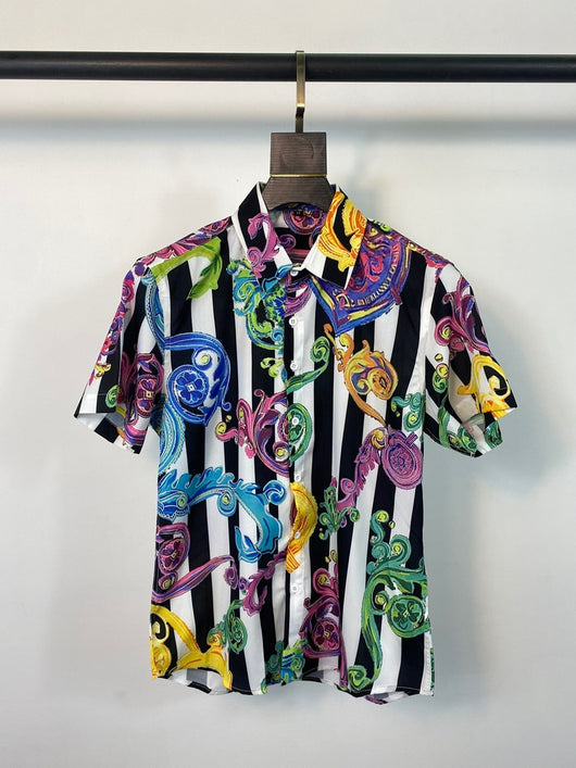 Camisa Playera Estampada para Hombre - Tendencia de Moda Europea y Americana - Image 8