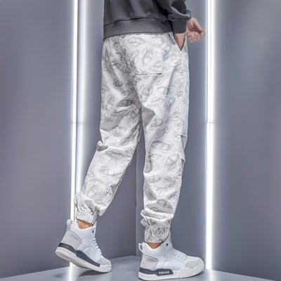 Pantalones Casuales Holgados Estilo Retro Ruffian para Hombre - Image 4