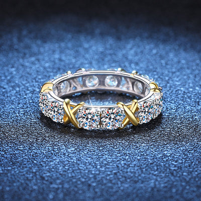 Anillo de Dos Colores Entrelazados para Mujer - Image 3