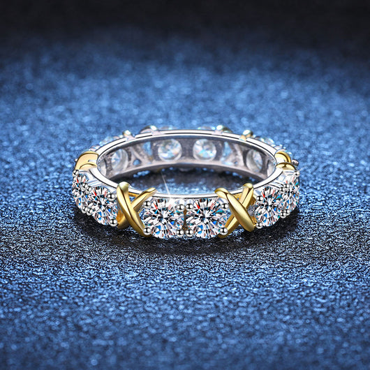 Anillo de Dos Colores Entrelazados para Mujer - Image 3
