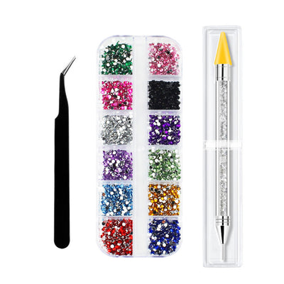 Set de Stickers Diamante AB Iridiscente Transparente - Image 13