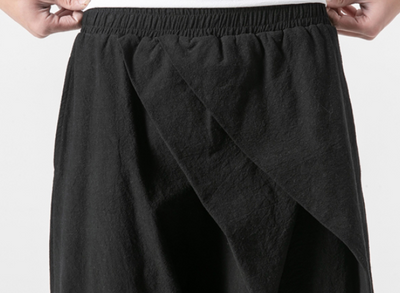 Pantalones Cortos Cargo Holgados para Hombre con Cintura Elástica Bajo la Rodilla - Image 10