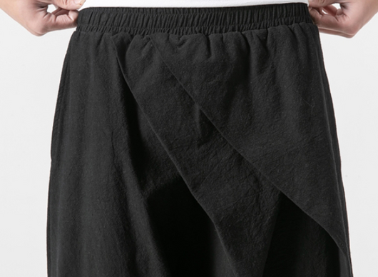 Pantalones Cortos Cargo Holgados para Hombre con Cintura Elástica Bajo la Rodilla - Image 10