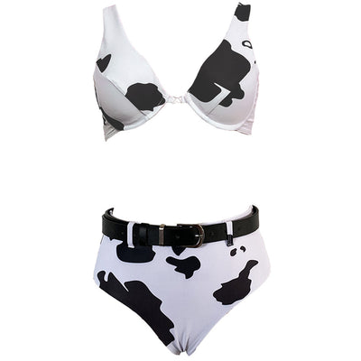 Traje de Baño Deportivo con Soporte Push Up y Estampado - Image 9
