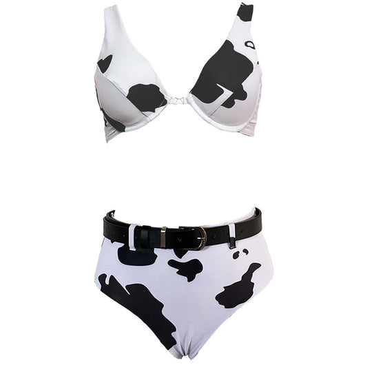 Traje de Baño Deportivo con Soporte Push Up y Estampado - Image 9