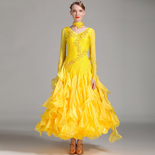 Vestido de Danza Moderna Estándar Nacional para Presentaciones - Image 13