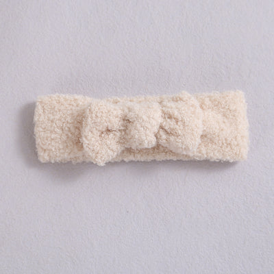 Diadema Elástica para Bebé con Moño - Fleece Suave - Image 6