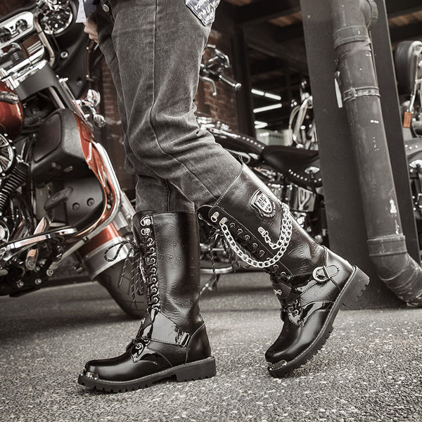 Botas Martin de Caña Alta para Hombre - Impermeables para Invierno