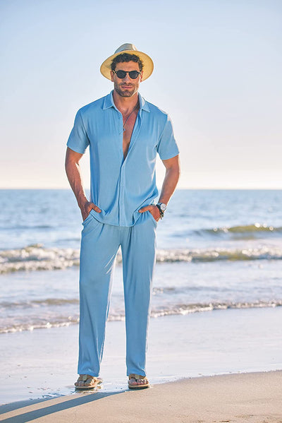 Pantalón Corto Suelto de Ocio - Traje Deportivo Casual - Image 15